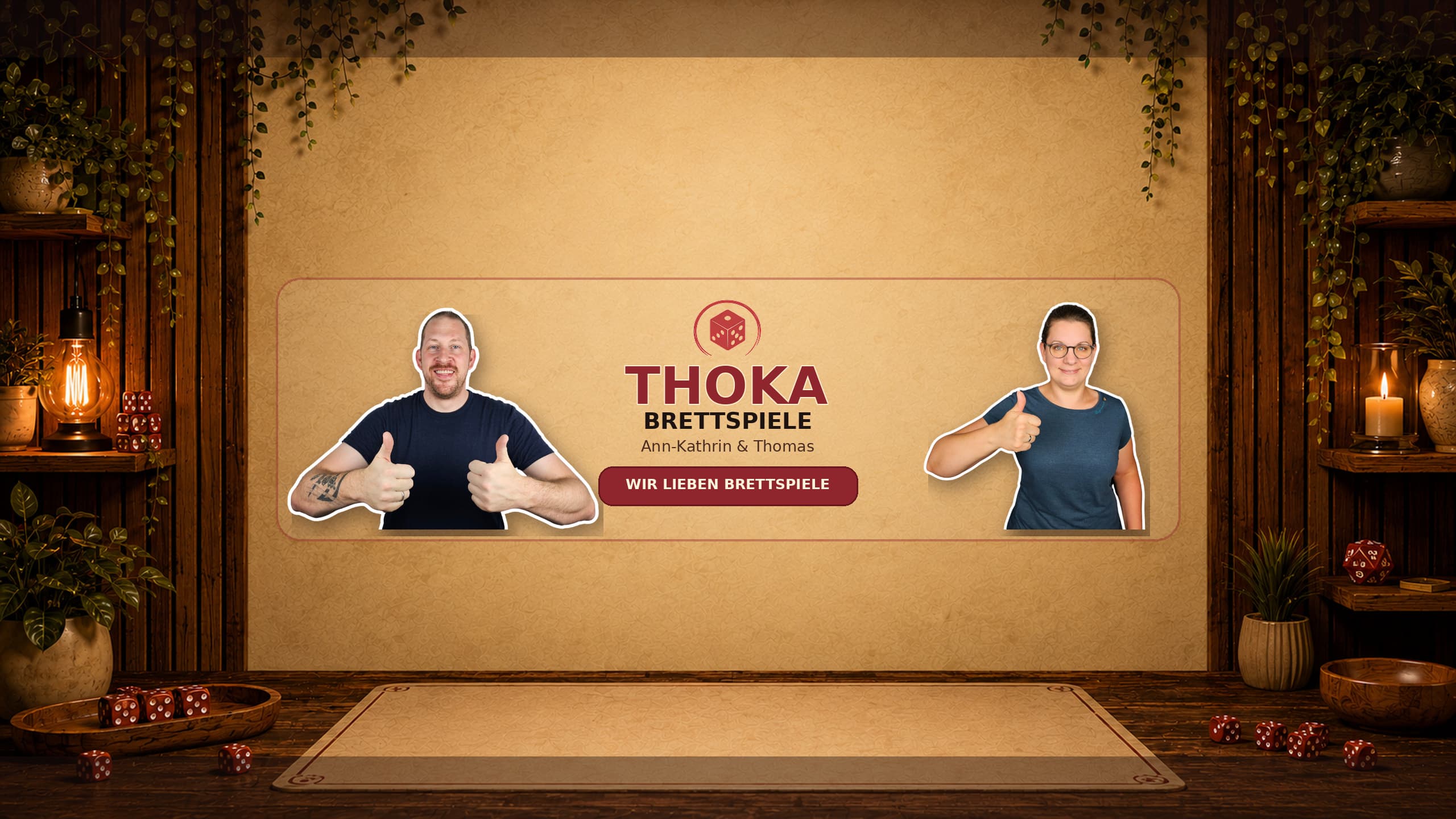 Ann-Kathrin und Thomas von Thoka Brettspiele
